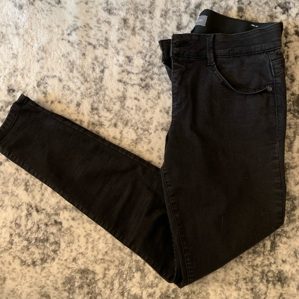 Wit & Wisdom Black High Waist Skinny Jeans